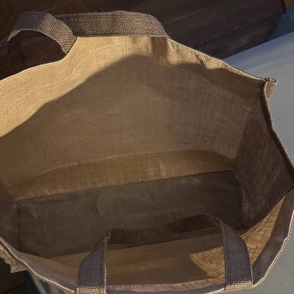 3/$15! ๐ Dorado Beach Large Jute Tote Bag - Picture 2 of 4